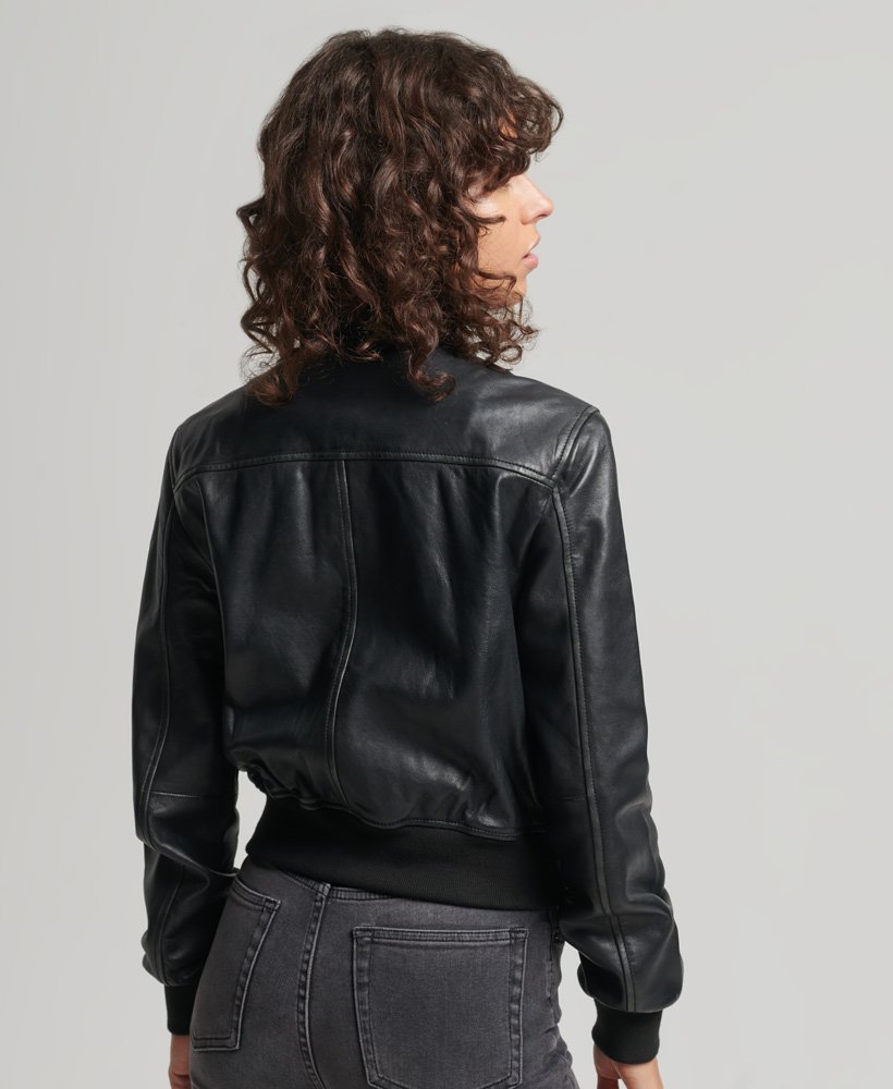 SUPERDRY КУРТКА КОЖАНАЯ