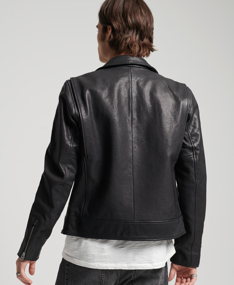 SUPERDRY КУРТКА КОЖАНАЯ