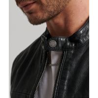 SUPERDRY КУРТКА КОЖАНАЯ