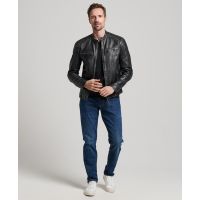 SUPERDRY КУРТКА КОЖАНАЯ