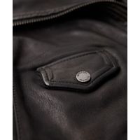 SUPERDRY КУРТКА КОЖАНАЯ