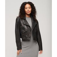 SUPERDRY КУРТКА КОЖАНАЯ