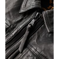 SUPERDRY КУРТКА КОЖАНАЯ