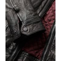 SUPERDRY КУРТКА КОЖАНАЯ