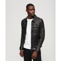 SUPERDRY КУРТКА КОЖАНАЯ