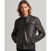 SUPERDRY КУРТКА КОЖАНАЯ