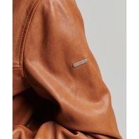 SUPERDRY КУРТКА КОЖАНАЯ