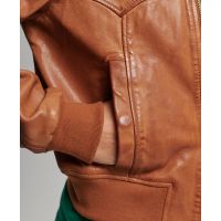 SUPERDRY КУРТКА КОЖАНАЯ