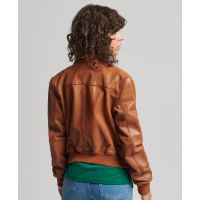 SUPERDRY КУРТКА КОЖАНАЯ