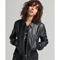 SUPERDRY КУРТКА КОЖАНАЯ