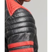 SUPERDRY КУРТКА КОЖАНАЯ
