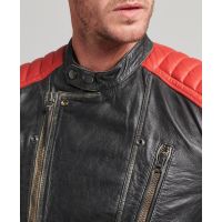 SUPERDRY КУРТКА КОЖАНАЯ
