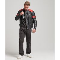 SUPERDRY КУРТКА КОЖАНАЯ