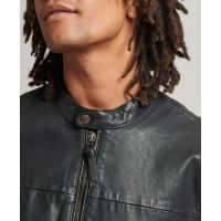 SUPERDRY КУРТКА КОЖАНАЯ