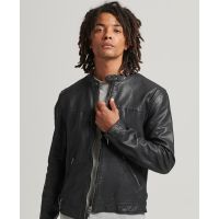SUPERDRY КУРТКА КОЖАНАЯ