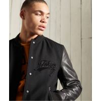 SUPERDRY КУРТКА КОЖАНАЯ