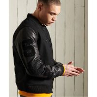 SUPERDRY КУРТКА КОЖАНАЯ