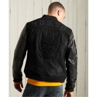 SUPERDRY КУРТКА КОЖАНАЯ