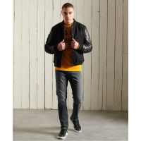 SUPERDRY КУРТКА КОЖАНАЯ