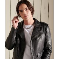SUPERDRY КУРТКА КОЖАНАЯ