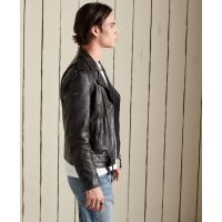SUPERDRY КУРТКА КОЖАНАЯ