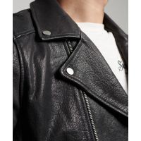 SUPERDRY КУРТКА КОЖАНАЯ