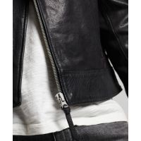 SUPERDRY КУРТКА КОЖАНАЯ