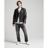 SUPERDRY КУРТКА КОЖАНАЯ