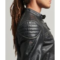 SUPERDRY КУРТКА КОЖАНАЯ