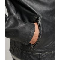 SUPERDRY КУРТКА КОЖАНАЯ