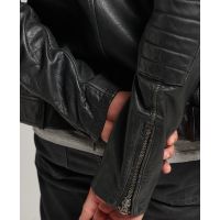 SUPERDRY КУРТКА КОЖАНАЯ