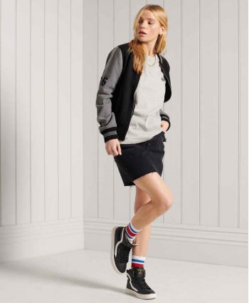 SUPERDRY ЮБКА ДЖИНСОВАЯ