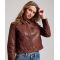 SUPERDRY КУРТКА КОЖАНАЯ